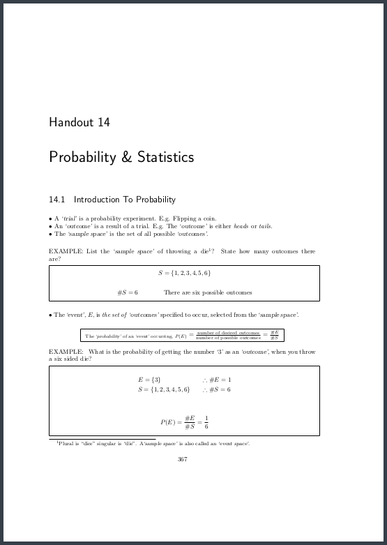 Page 367 Introduction to probability