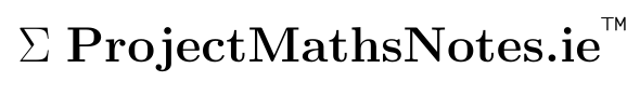 Project maths notes logo